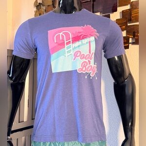 Palm Springs Pool Boy Gay Tee Shirt
